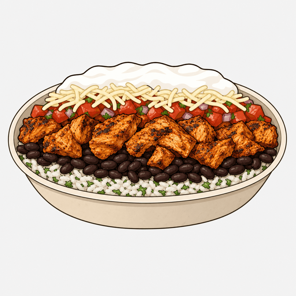 Chipotle Chicken Al Pastor Burrito Bowl