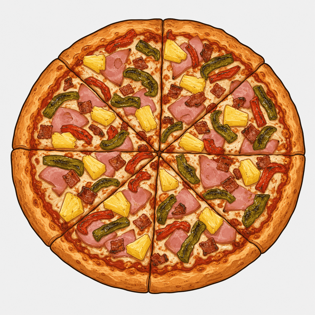Domino's Honolulu Hawaiian Pizza