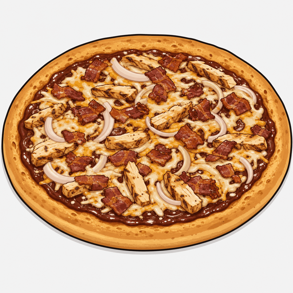 Papa John's BBQ Chicken & Bacon Pizza