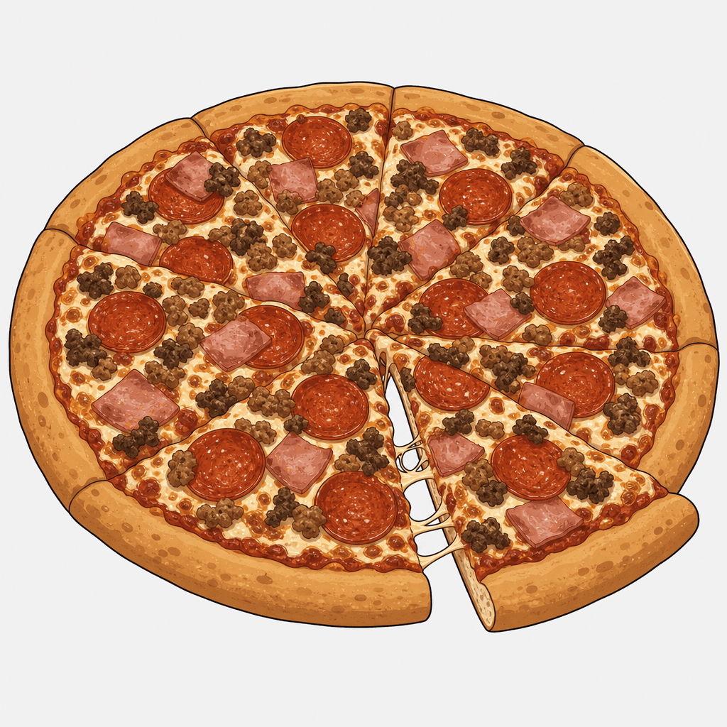 Papa John's The Meats Pizza
