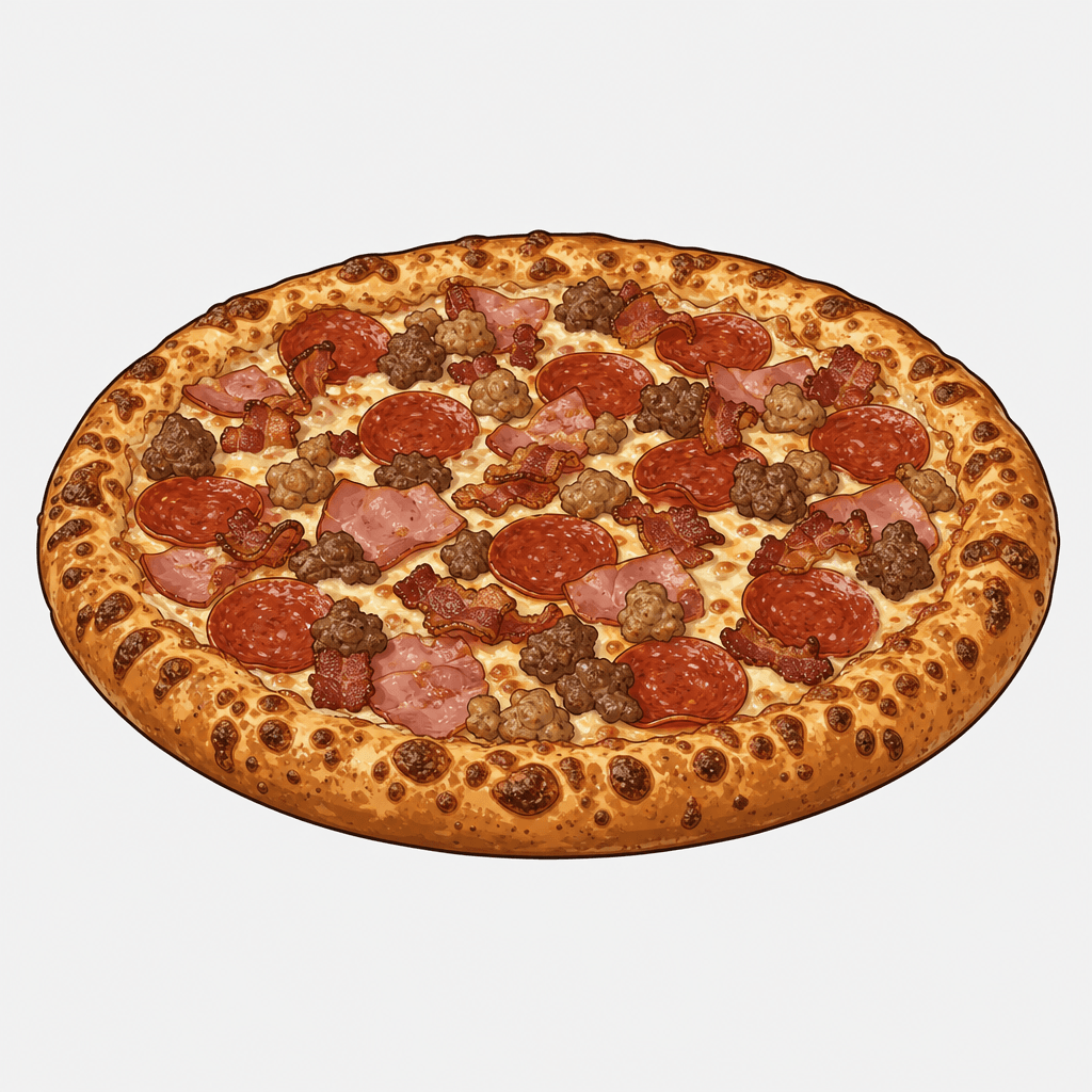 Pizza Hut Meat Lover's Pizza