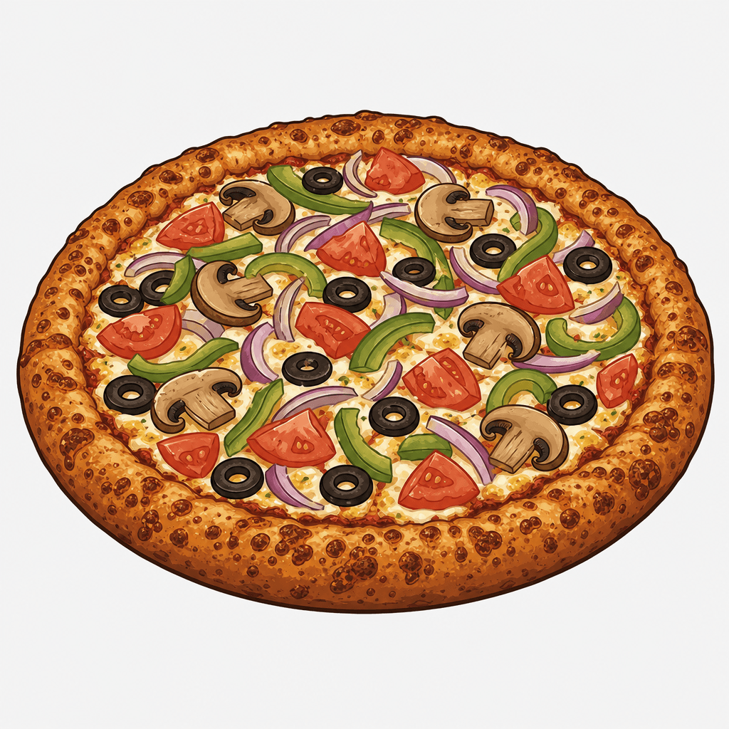 Pizza Hut Veggie Lover's Pizza